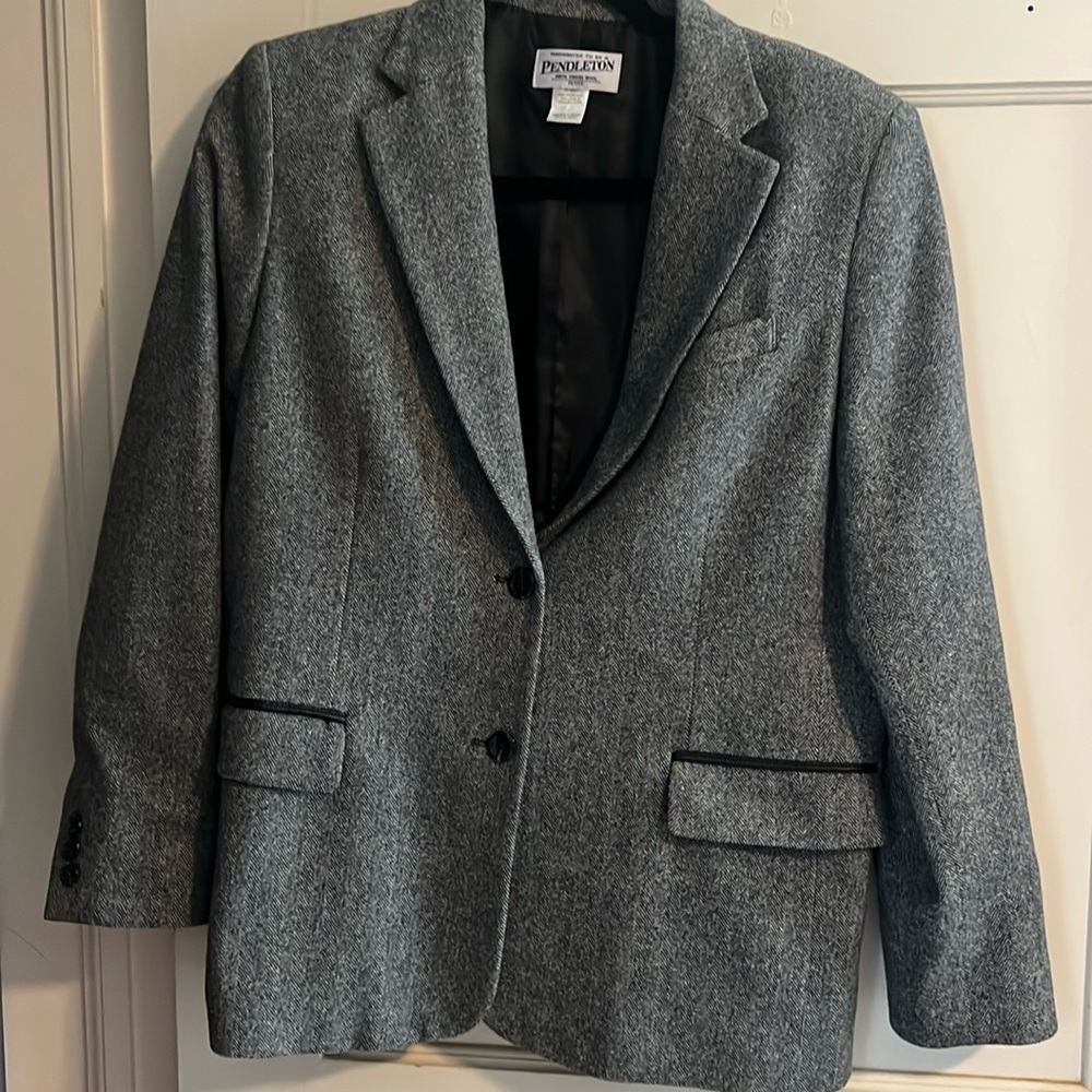 Classic Pendleton 100% Virgin Wool Blazer